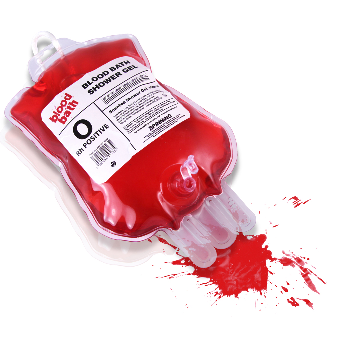 Pochette de faux sang 100mL rouge GOODMARK : la pochette de faux