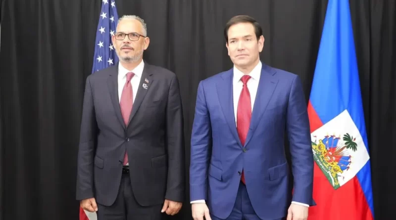 Alix Didier Fils-Aimé a rencontré Marco Rubio à Saint-Kitts-et-Nevis