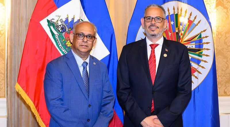 Le Premier ministre et le Secrétaire général de l’OEA échangent sur la sécurité et les élections à Washington